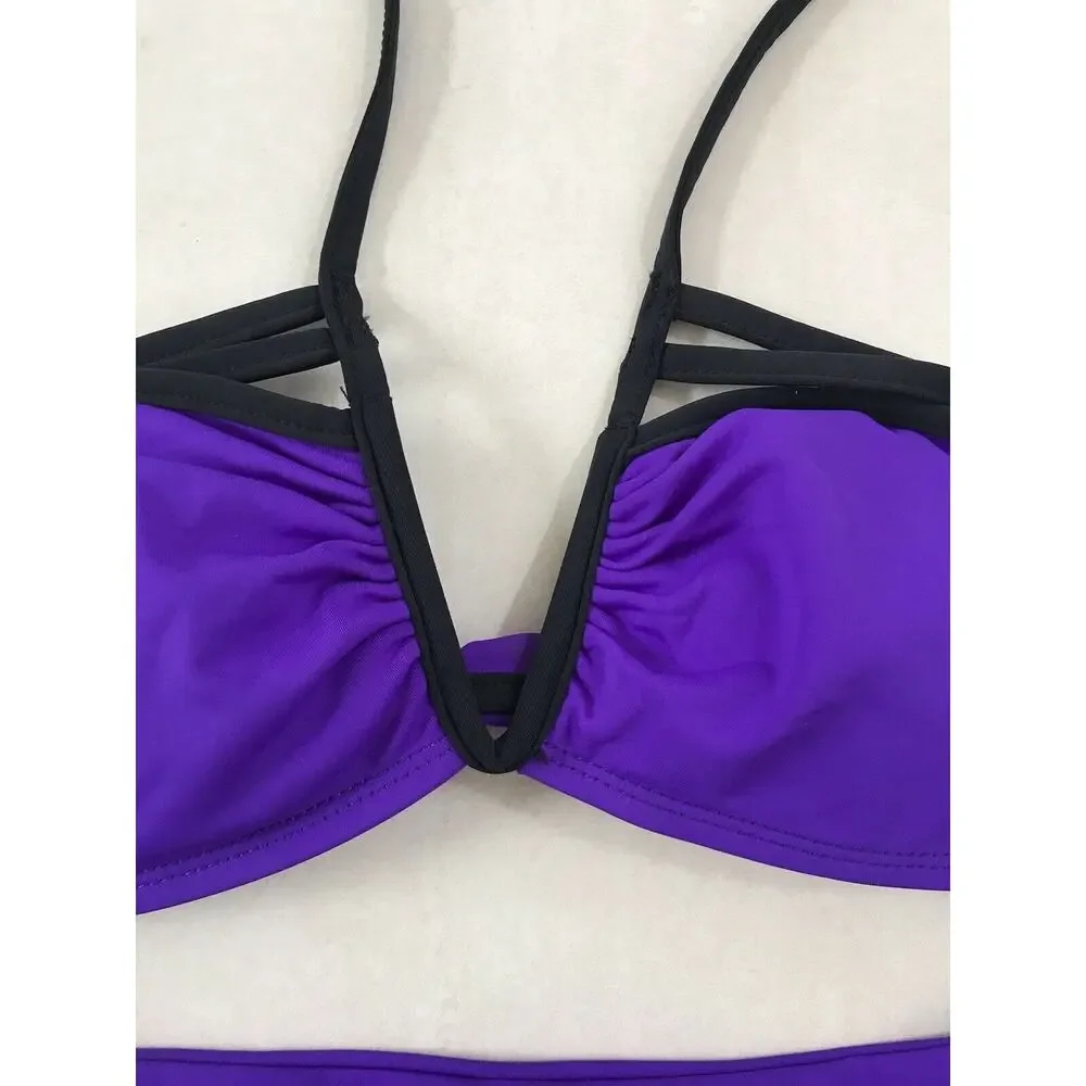 Young & Reckless Veronique Pleated Padded Bikini Set Swim